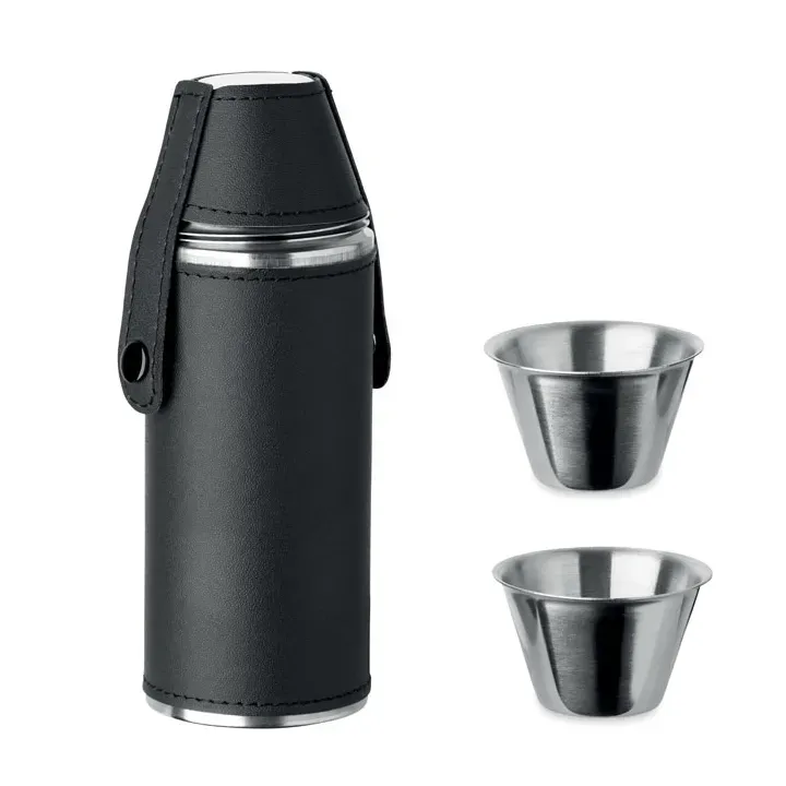 Hip flask with shot cups - MO2628 (MOCN#03)